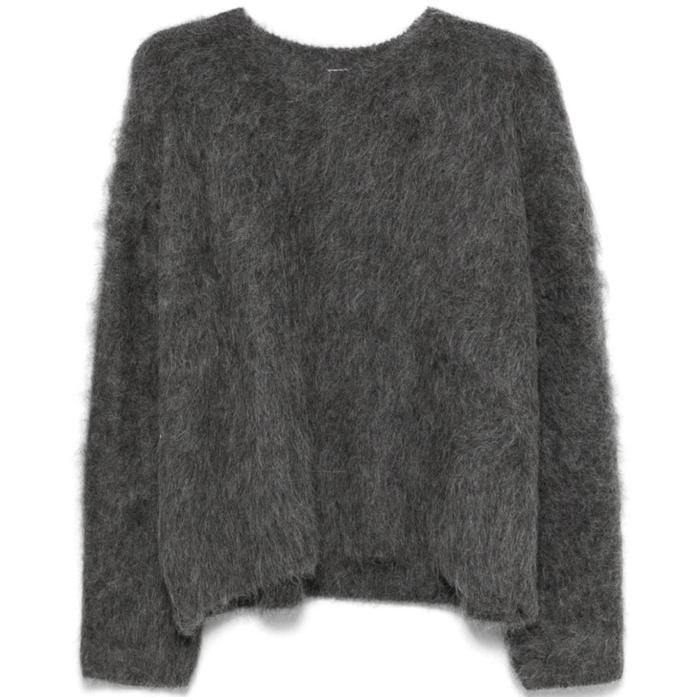 Toteme Boxy alpaca knit grey mélange, XS, New with Tag